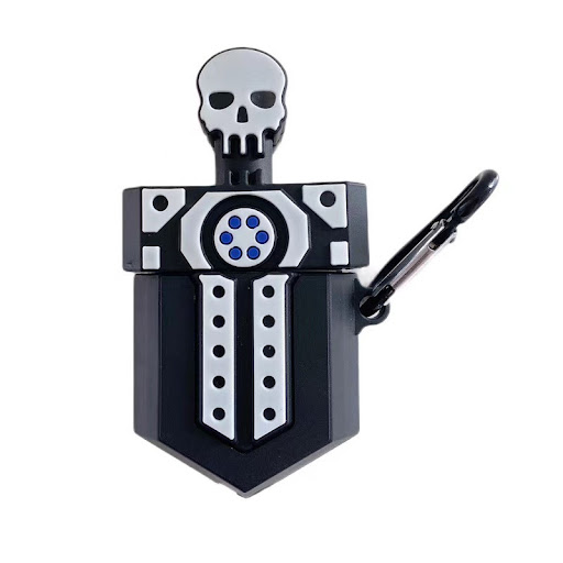 Title 2, Apple compatible Skull Sword earphone shell, pr...