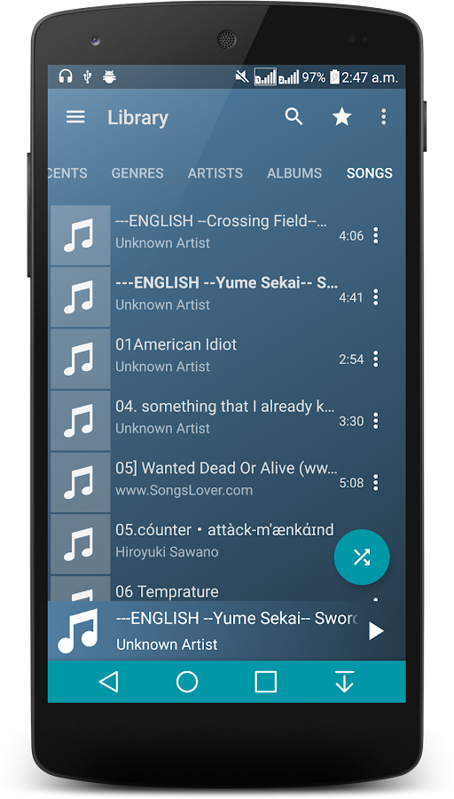    Ghost Music Player Pro- screenshot  