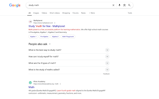 Google Search Result Keyword Highlight