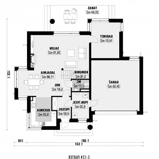 E-124 - Rzut parteru