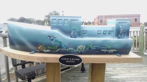 Downtown Milford Boat Sculpture - Kenton