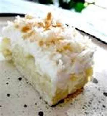 Coconut and Banana Whipped Cream Dessert By Freda