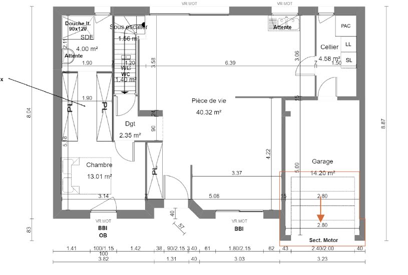  Vente Terrain + Maison - Terrain : 500m² - Maison : 102m² à Essigny-le-Grand (02690) 