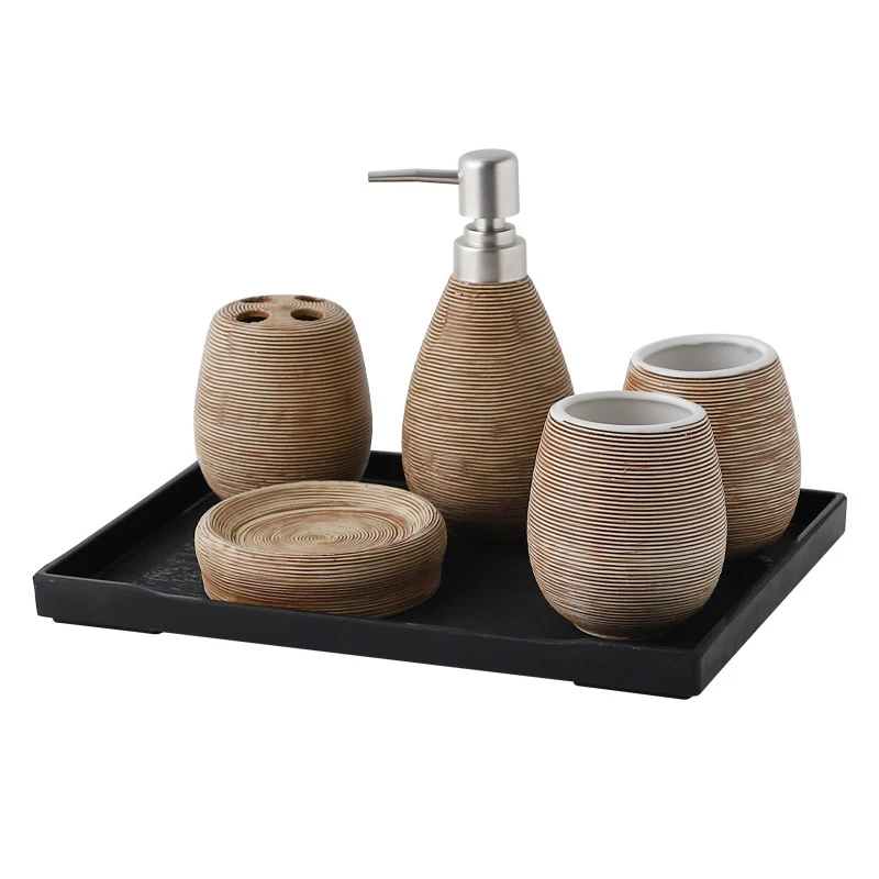 Lavabo Retro Cepillado Cerámica Hecho a Mano Accesorios Baño Inodoro Suministros Elegante Diseño Duradero Ideal Para tu Baño