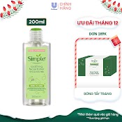 Nước Hoa Hồng Simple Toner Làm Dịu Và Cân Bằng Độ Ẩm Cho Da - Lành Tính 200Ml [Chính Hãng Độc Quyền]