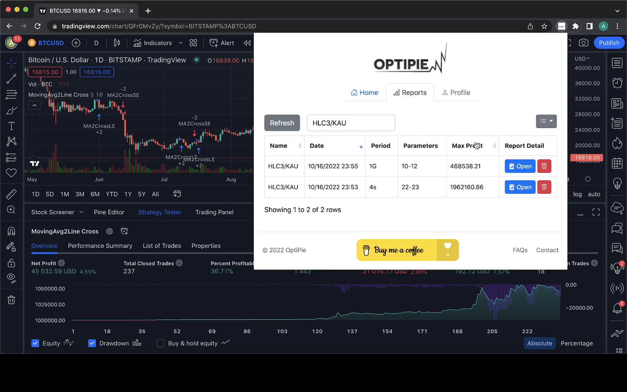 OptiPie TradingView Optimizer Preview image 3