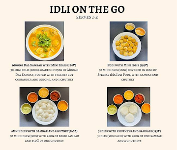Idlia- Idli In Kilo menu 