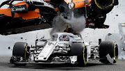 The halo saved Charles Leclerc when Fernando Alonso's McLaren flipped over his Sauber. 