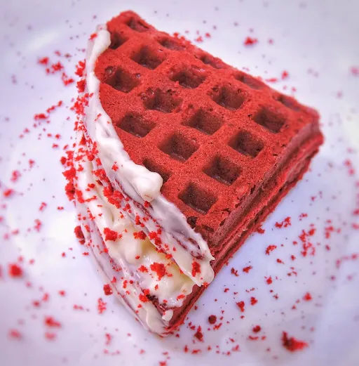 The Red Velvet Waffle Sandwich