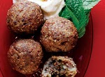 Kibbeh (Beef and Bulgur Wheat Meatballs) was pinched from <a href="http://www.saveur.com/article/Recipes/Fried-Stuffed--Ground-Bulgur-Meat-Balls" target="_blank">www.saveur.com.</a>