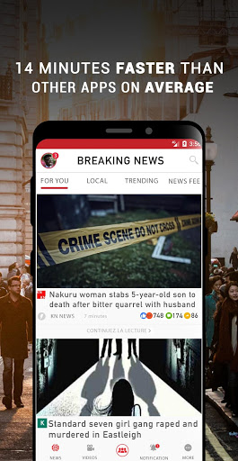 Screenshot Kenya Breaking News