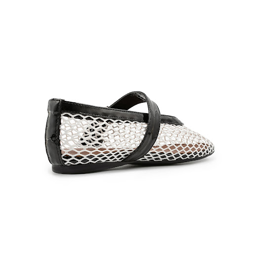 Title 20, Mary Jane Mesh Ankle Buckle Ballet Flat Sandals...