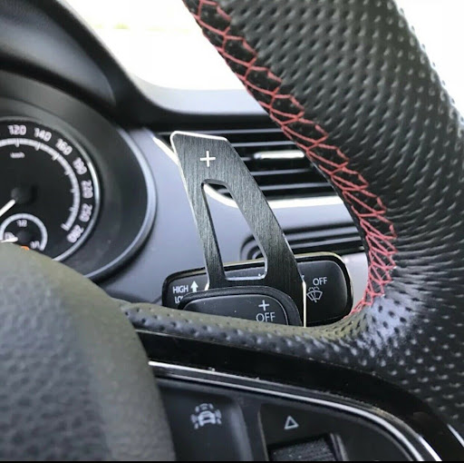 Title 1, Retrofit car steering wheel paddles with interi...
