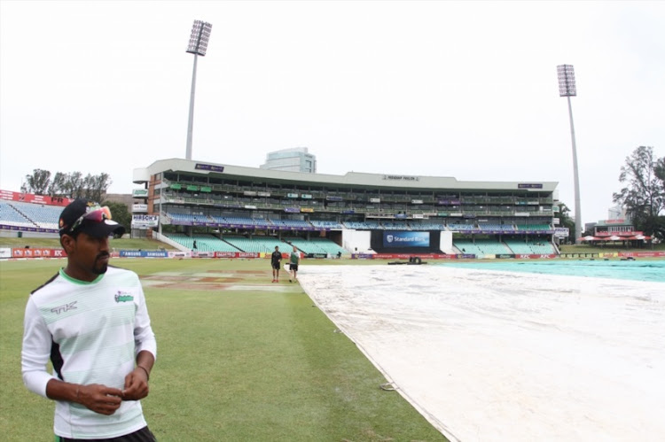 eneral views during the Replay of the Momentum One-Day Cup, Final match between Hollywoodbets Dolphins and Warriors at Sahara Stadium Kingsmead on February 02, 2018 in Durban.