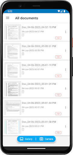 Screenshot ScanDoc - PDF Document Scanner
