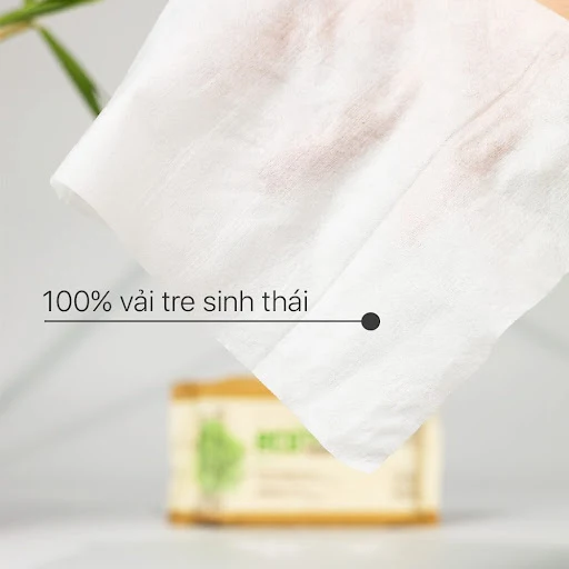 5 Gói Khăn ướt vải sợi tre Eco Bamboo 20 tờ Eco Bamboo