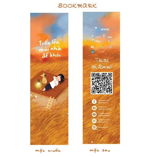 Fahasa - Trốn Lên Mái Nhà Để Khóc - Tặng Kèm Bookmark