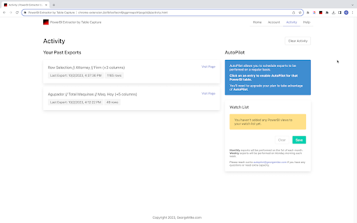 PowerBI Extractor by Table Capture