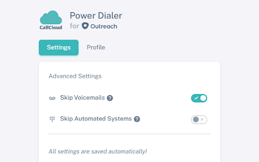 CallCloud - Outreach & Salesloft Power Dialer