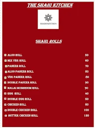 The Shahi Kitchen menu 1