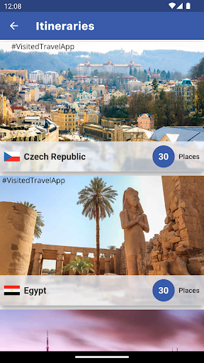 Screenshot Visited: Map Your Travels