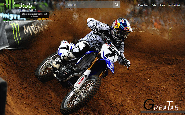 Motocross Wallpapers Theme|GreaTab