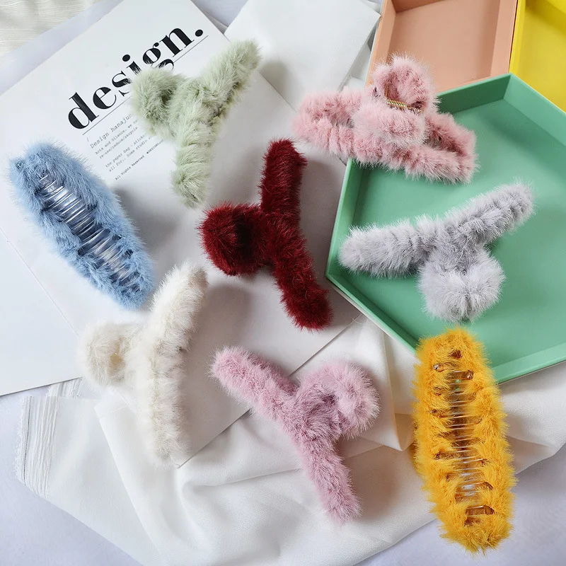 Title 5, Épingle à cheveux en peluche, grande et adorabl...