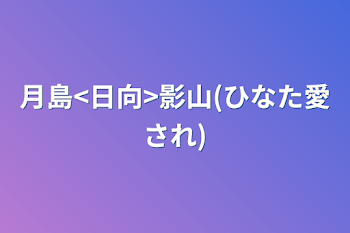 月島<日向>影山(ひなた愛され)