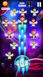 Chicken shooter: Space Invader 2.2.7 APK + Мод (Бесконечные деньги / Без рекламы) за Android