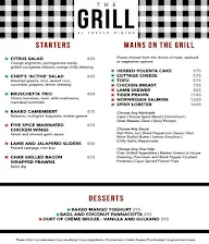 The Grill - The Gateway Hotel menu 1