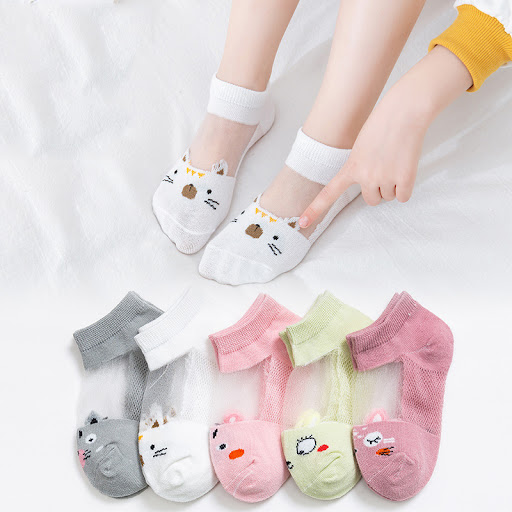 Title 3, Thin Breathable Mesh Card Silk Boat Socks, prov...