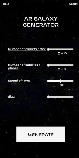 AR Galaxy Generator