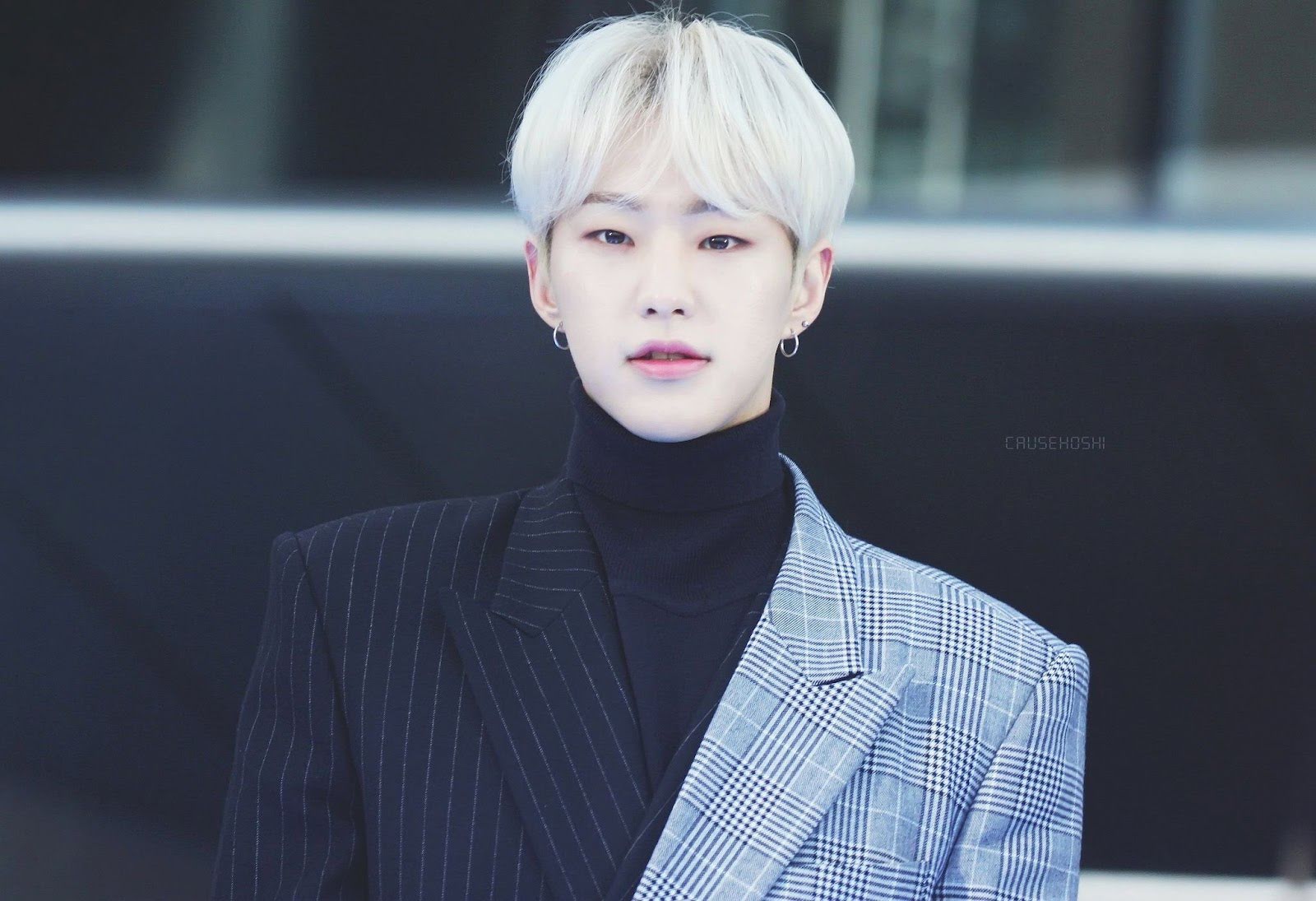 seventeen hoshi platinum blond