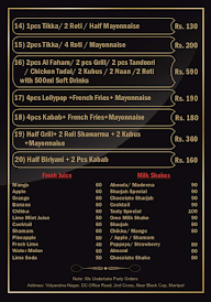 Malabar Express menu 5