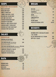 The Rock Cafe & Lounge menu 2