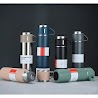 Bộ Bình Giữ Nhiệt Kèm 2 Ly Cách Nhiệt Vacuum Flask - Bình Giữ Nhiệt Vacuum 500Ml Cao Cấp