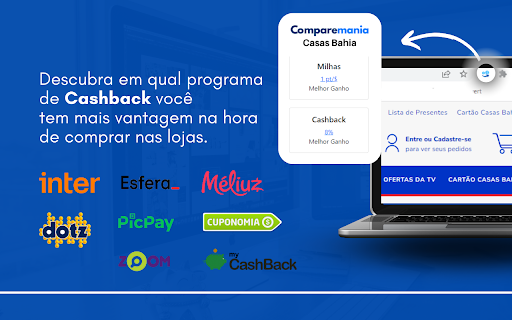 Comparemania - Cashback, Pontos e Milhas