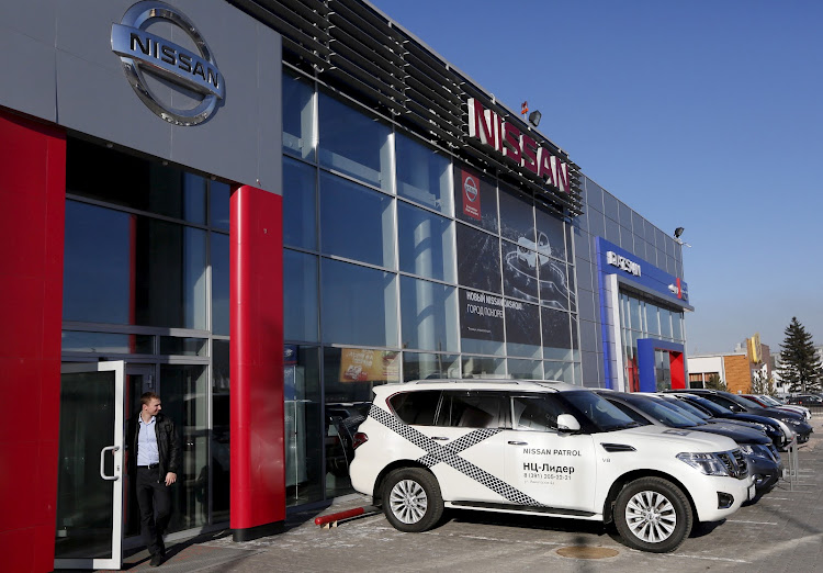 A Nissan showroom in the Siberian city of Krasnoyarsk. Picture: REUTERS