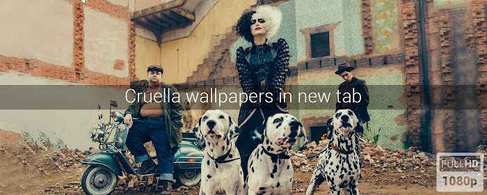 Cruella Wallpapers New Tab marquee promo image