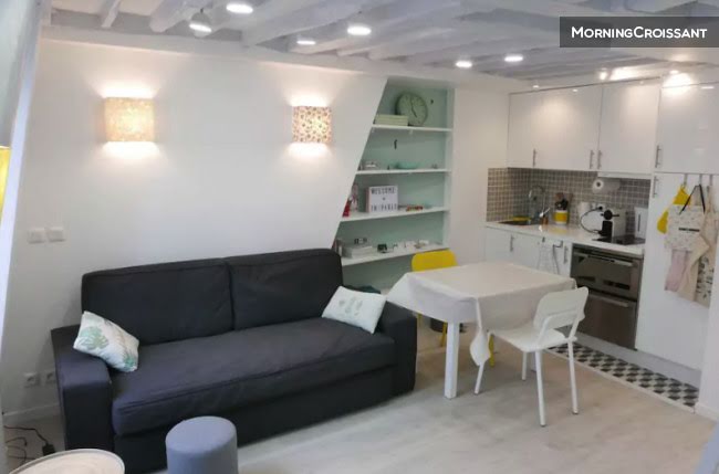 Location meublée duplex 2 pièces 22 m² à Paris 4ème (75004), 3 900 €