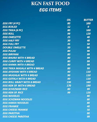 Bharat Kgn Egg Food menu 1