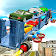 Flying Car Transport Truck 3D icon