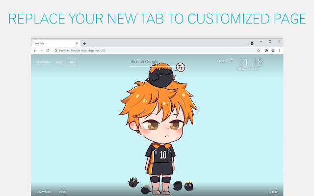 Haikyuu Chibi Wallpapers Custom Anime New Tab