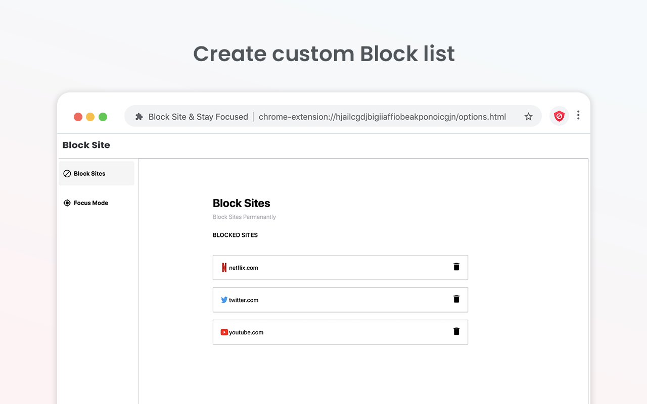Block Site & Stay Focused Preview image 2