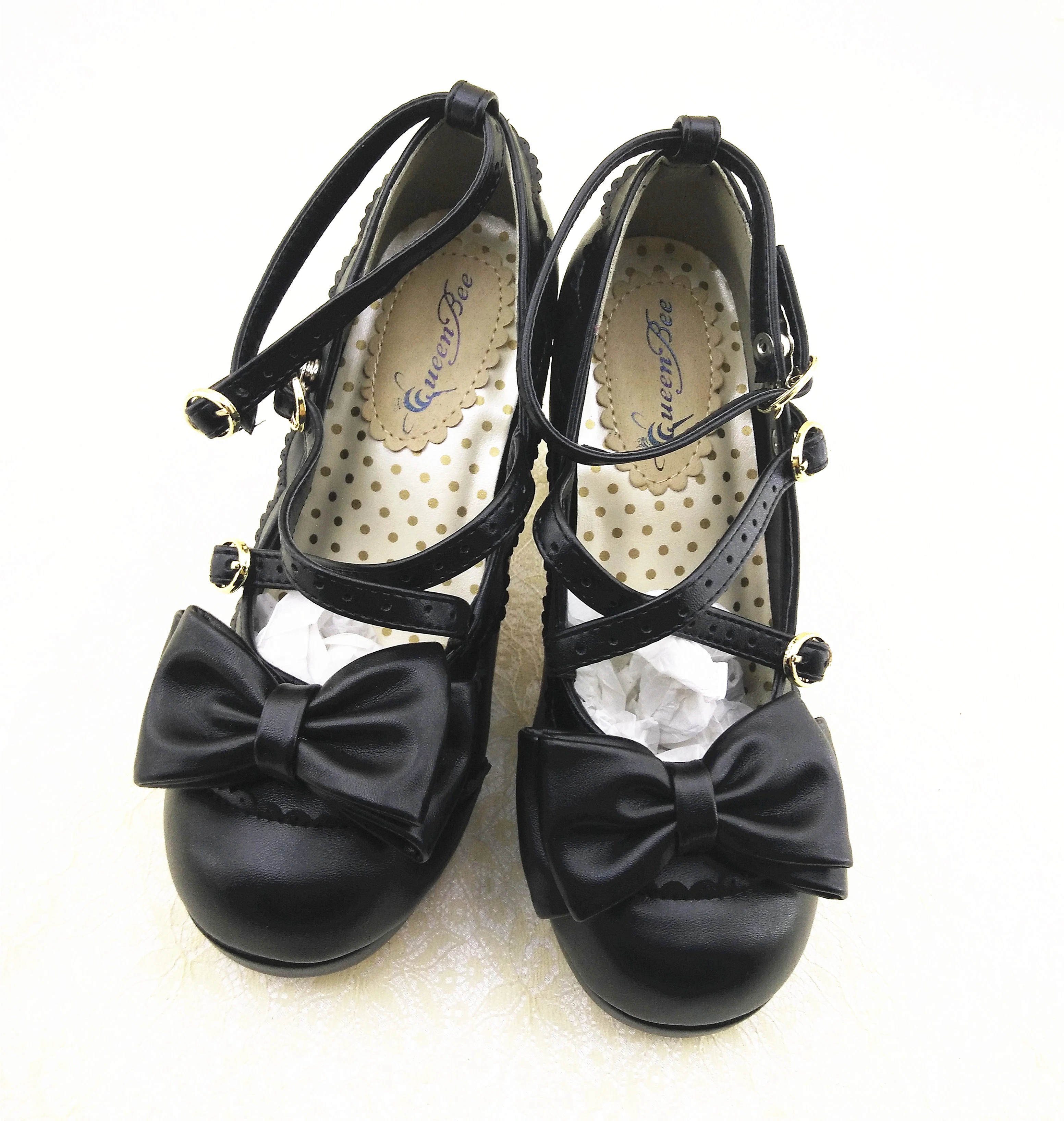 Title 7, Scarpe da principessa Lolita con cinturini incr...