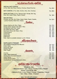 Raj Gharana- The Heritage Food Villa menu 2