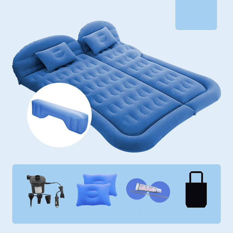 Matelas Gonflable de Voiture SUV Lit Gonflable Multifonctionnel pour Auto Accessoires de Voiture Lit Gonflable Voyage Confortable Installation Facile