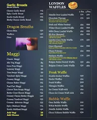 The London Shakes menu 2