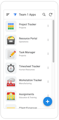 アプリ ランチャーの例