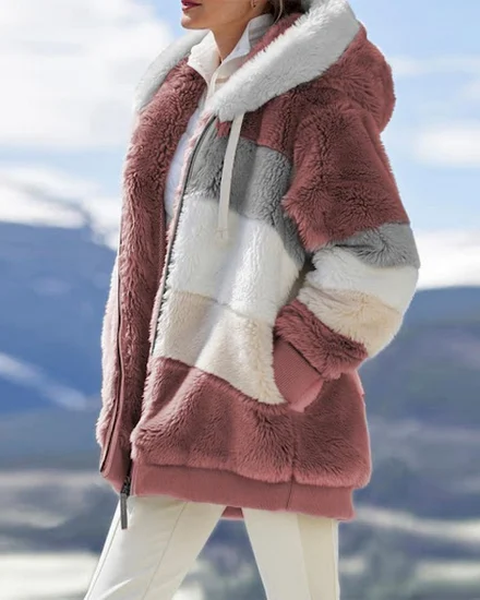 Winter Fashion Women's Coat 2023 Hooded Zipper Ladies Jac... - 2